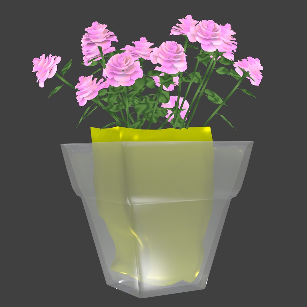 Roses in modern vase preview image 1